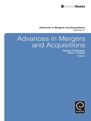 cover image of Advances in Mergers and Acquisitions, Volume 11